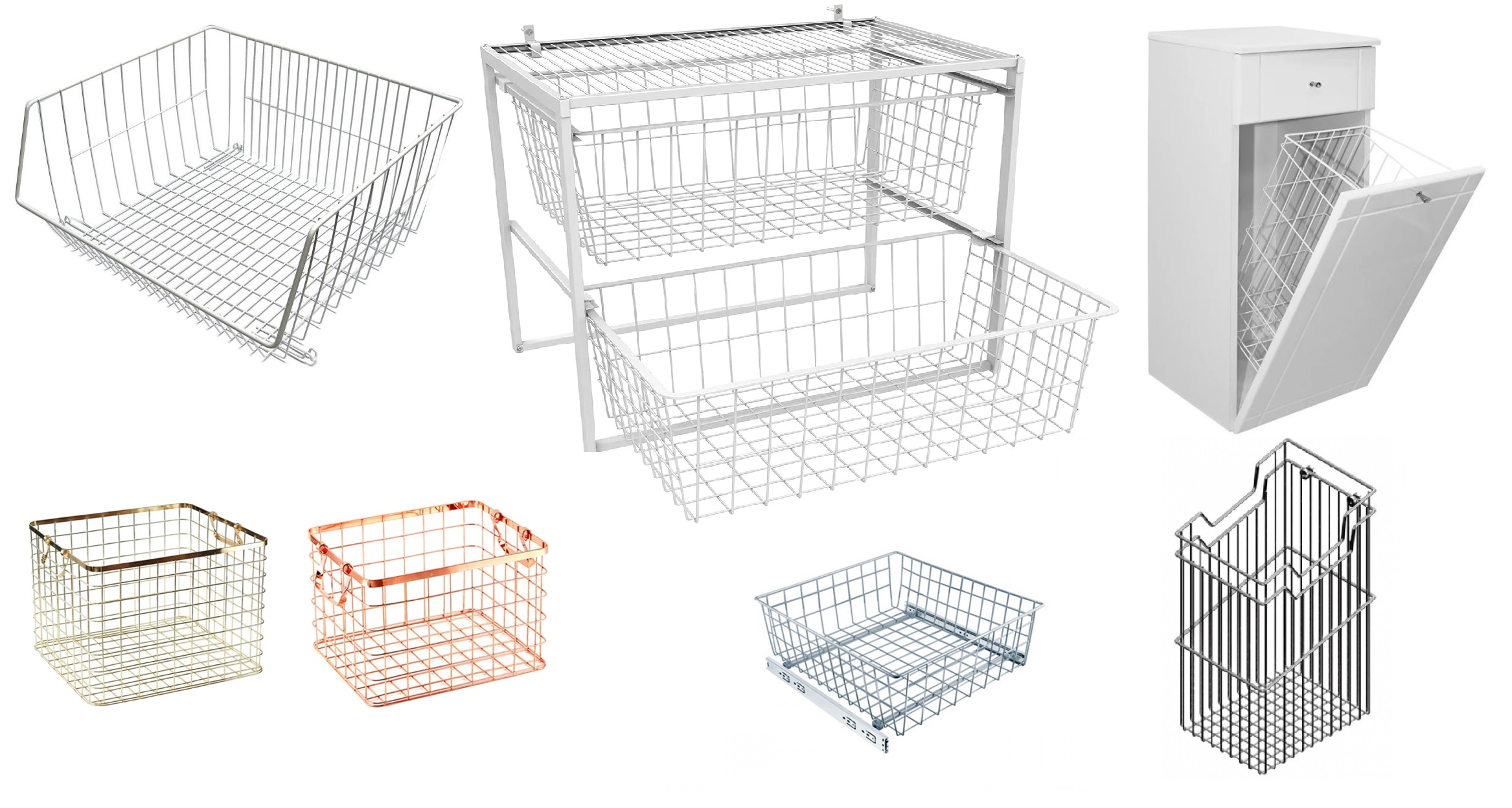 Мебельные корзины для белья в шкаф
